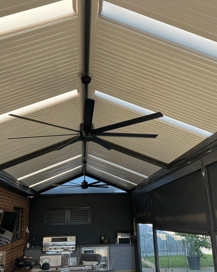 Beating the heat with these big 2m fans.